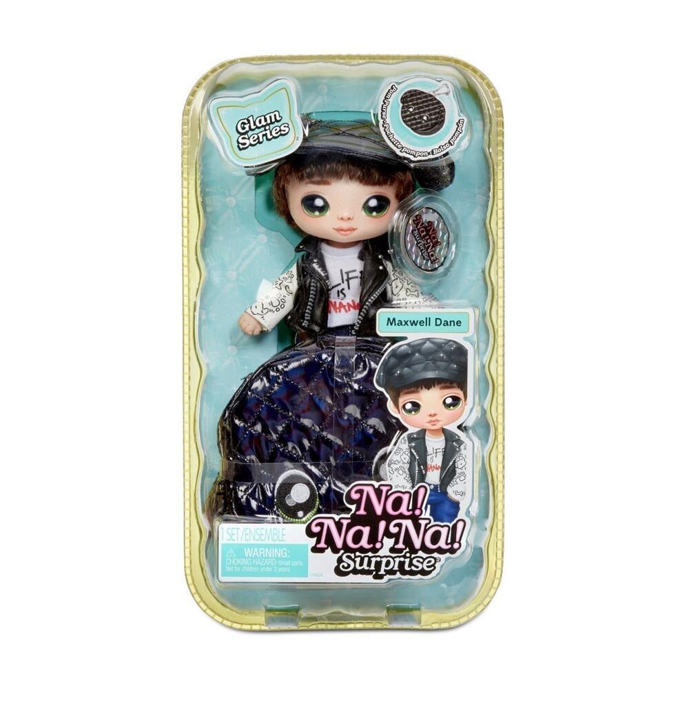 Na Na Na Surprise 2-in-1 Soft Fashion Doll Glam Series Maxwell Dane